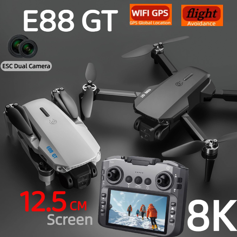 Jjrc Drone X12 - E88GT Dron 8K Profesjonalny HD 360