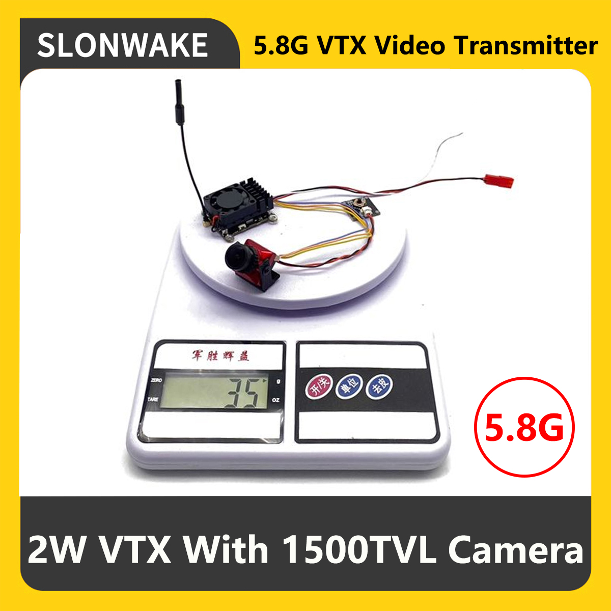 Drone Frame - SLONWAKE 5.8G 2000mW Nadajnik FPV VTX
