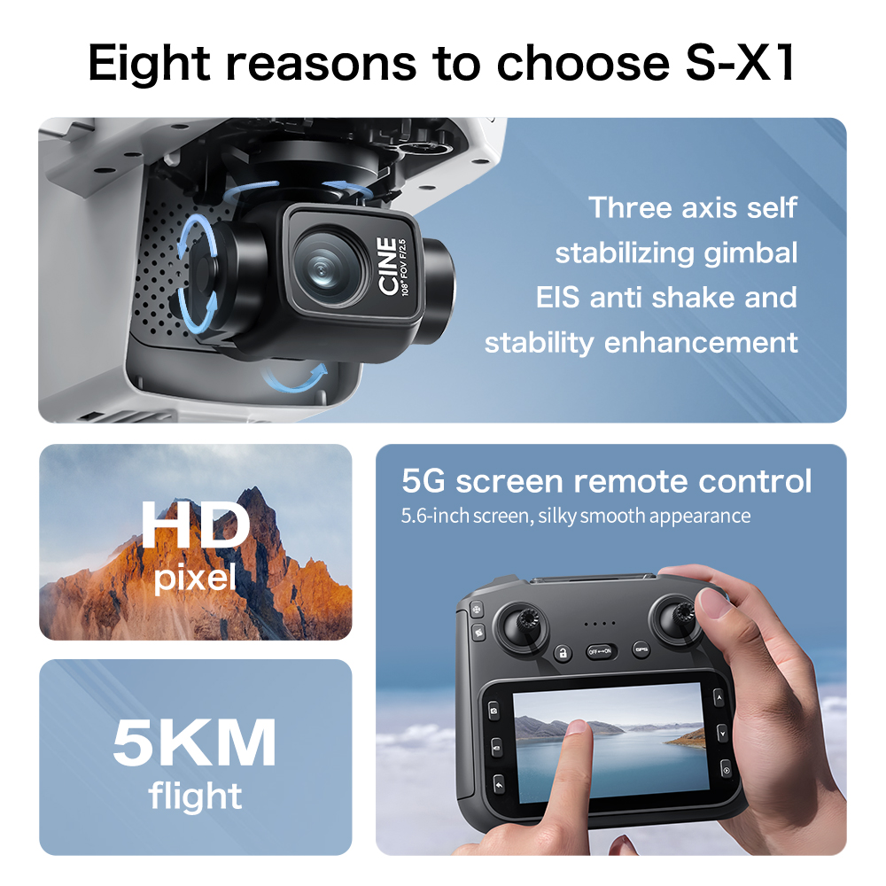 Oryginalny składany dron RC S- – Drone Gps Mount recenzja i cena