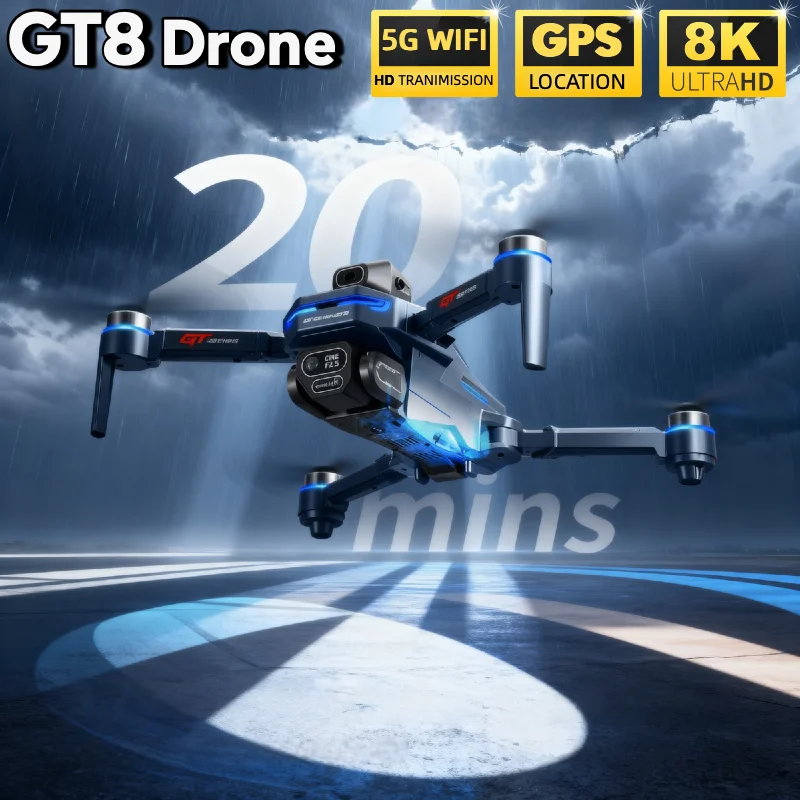 GORĄCY Nowy Dron LSRC GT8 4K P – Drone Gps Mount recenzja i cena